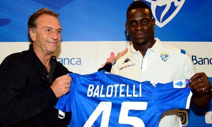 Chủ tịch Brescia hối hận vì tuyển mộ Balotelli