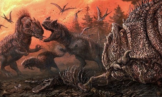 Hóa thạch hé lộ khủng long ăn thịt đồng loại