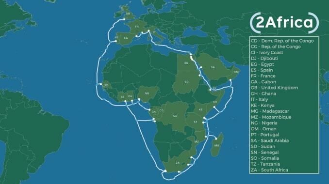 Facebook xây cáp quang biển dài nhất thế giới